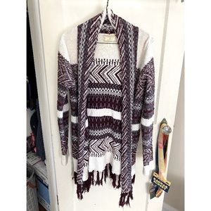 Woven Cardigan